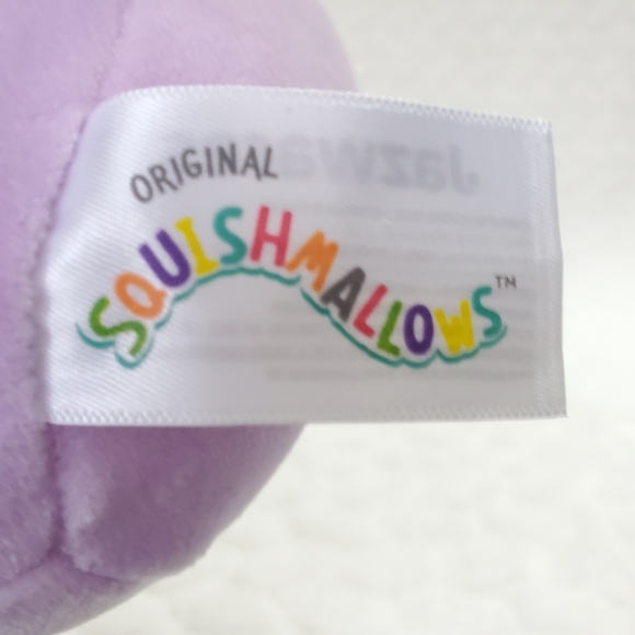 Javari Easter Squishmallows 5 Inch BNWT Purple Groundhog with Bunny Ears Plush - Picture 4 of 8